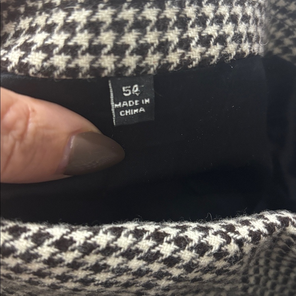 J. Peterman Black and White Houndstooth Blazer - Picture 8 of 10